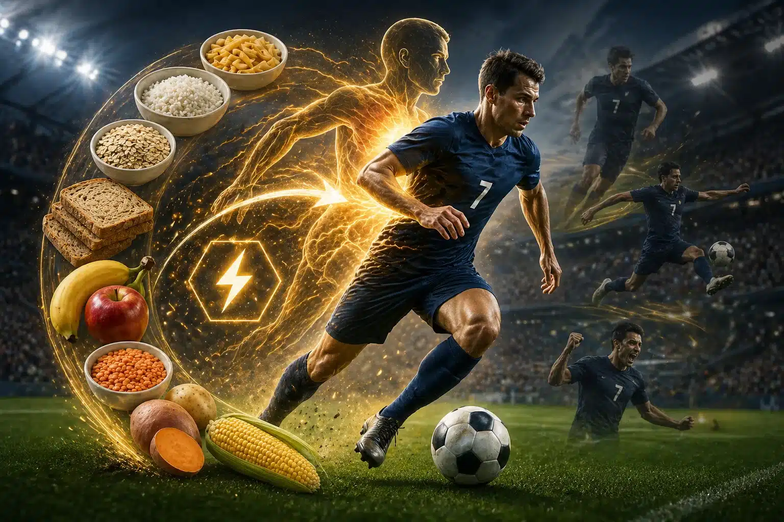 Glucides le carburant principal du footballeur