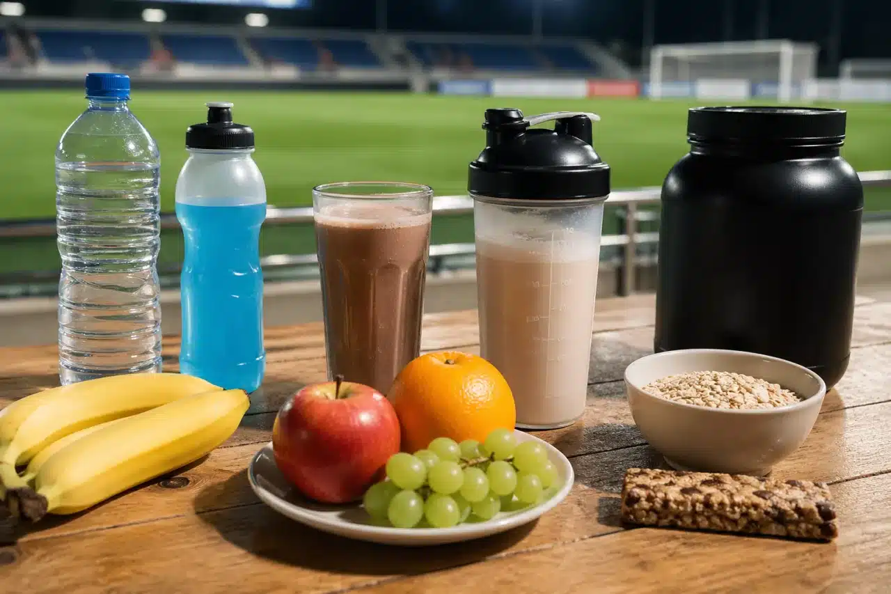Que boire après un match de football