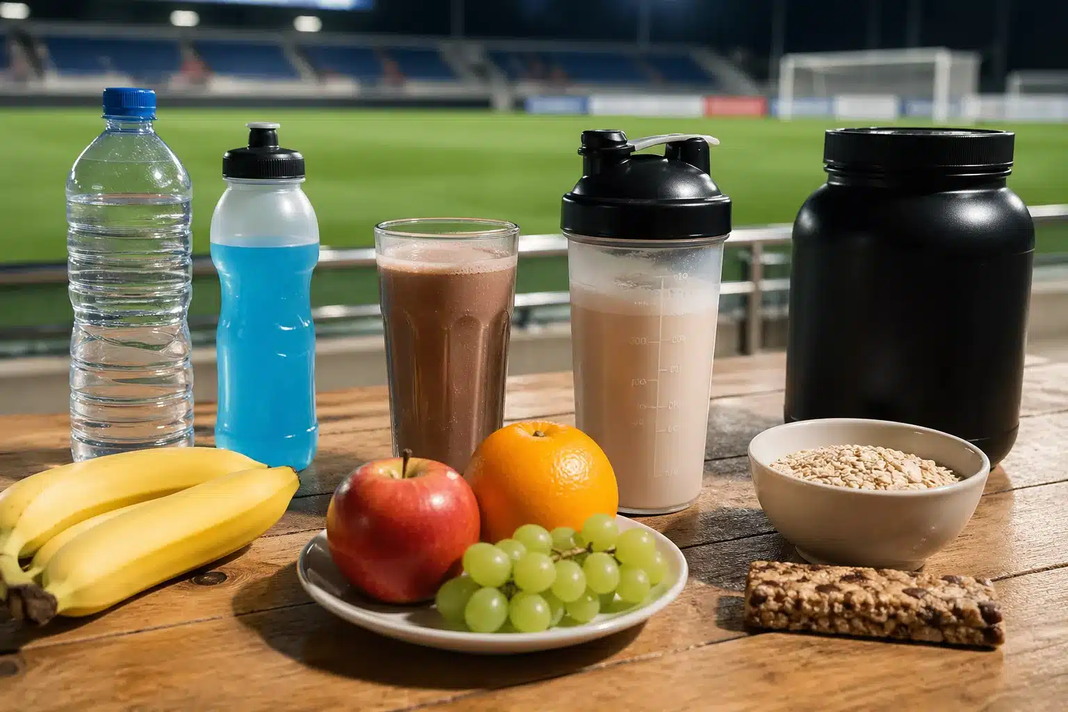 Que boire après un match de football