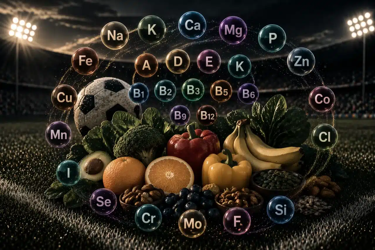 Besoins nutritionnels d’un footballeur : les micronutriments