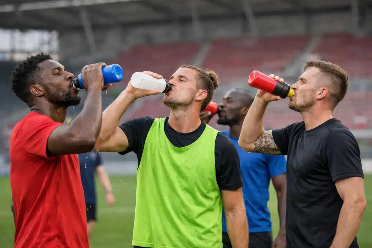 boisson de l’effort pour footballeur