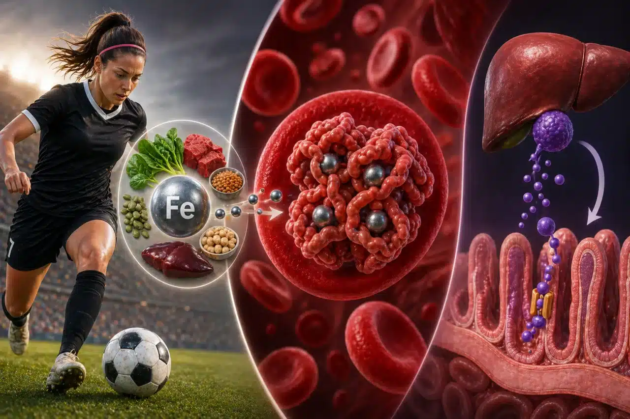 fer hémoglobine et l'hepcidine