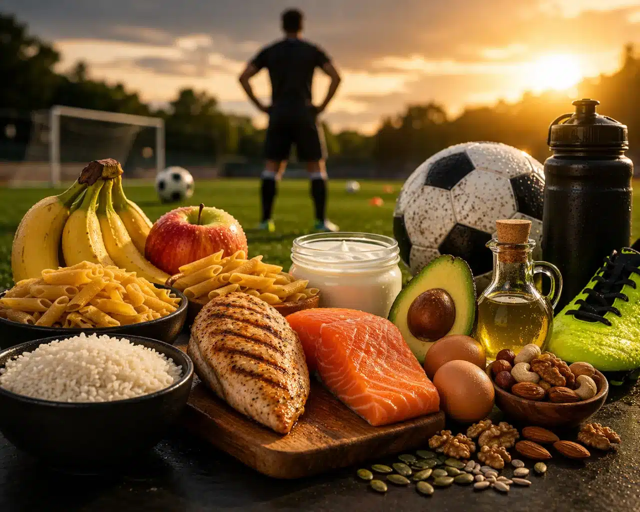macronutriments pour le football et alimentation du footballeur