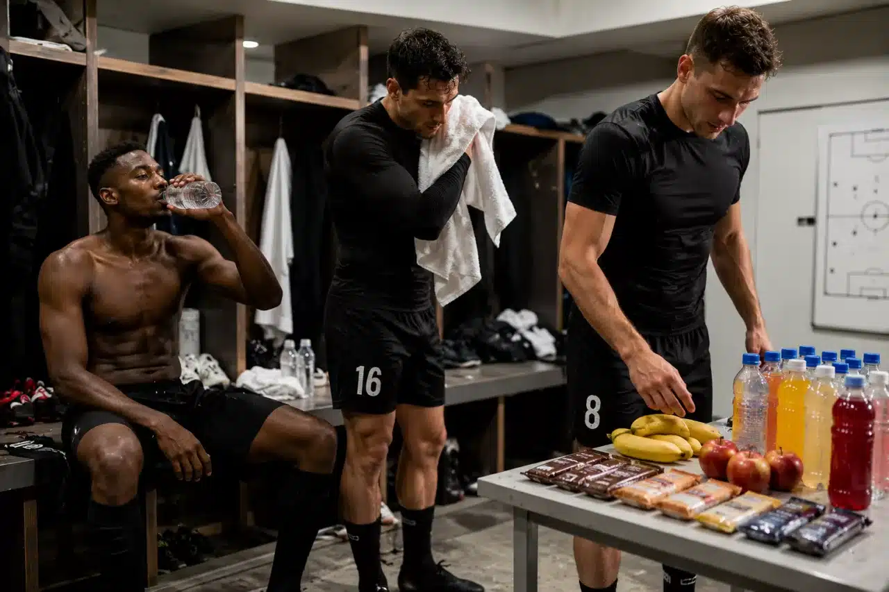 Pourquoi l’alimentation après un match est capitale