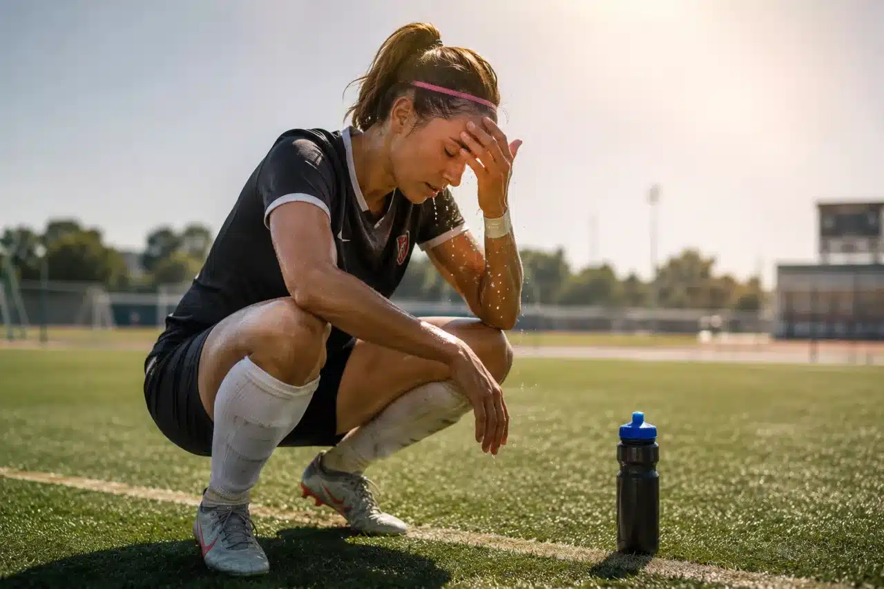 Premiers signes de déshydratation à l’entraînement chaleur et humidité