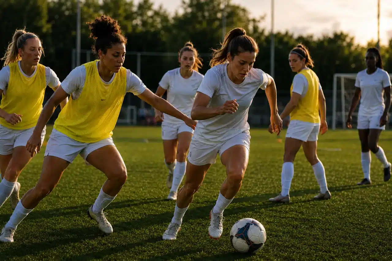 Pourquoi les footballeuses sont particulièrement exposées