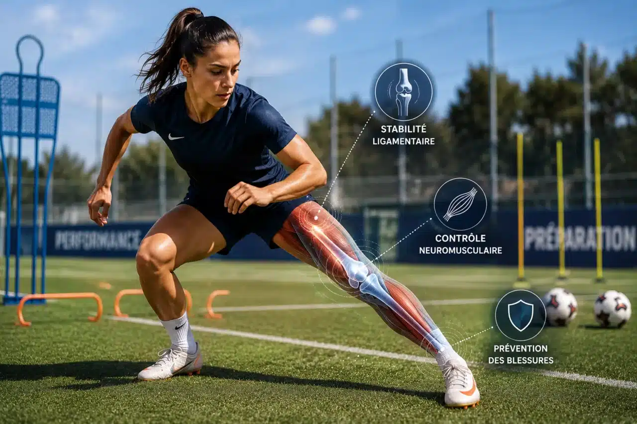 Prévention blessures football féminin cycle menstruel