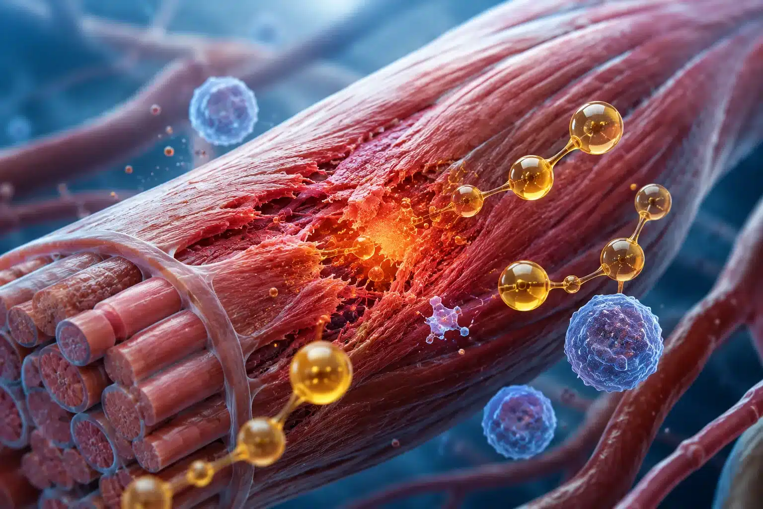 récupération musculaire, inflammation, EPA DHA.