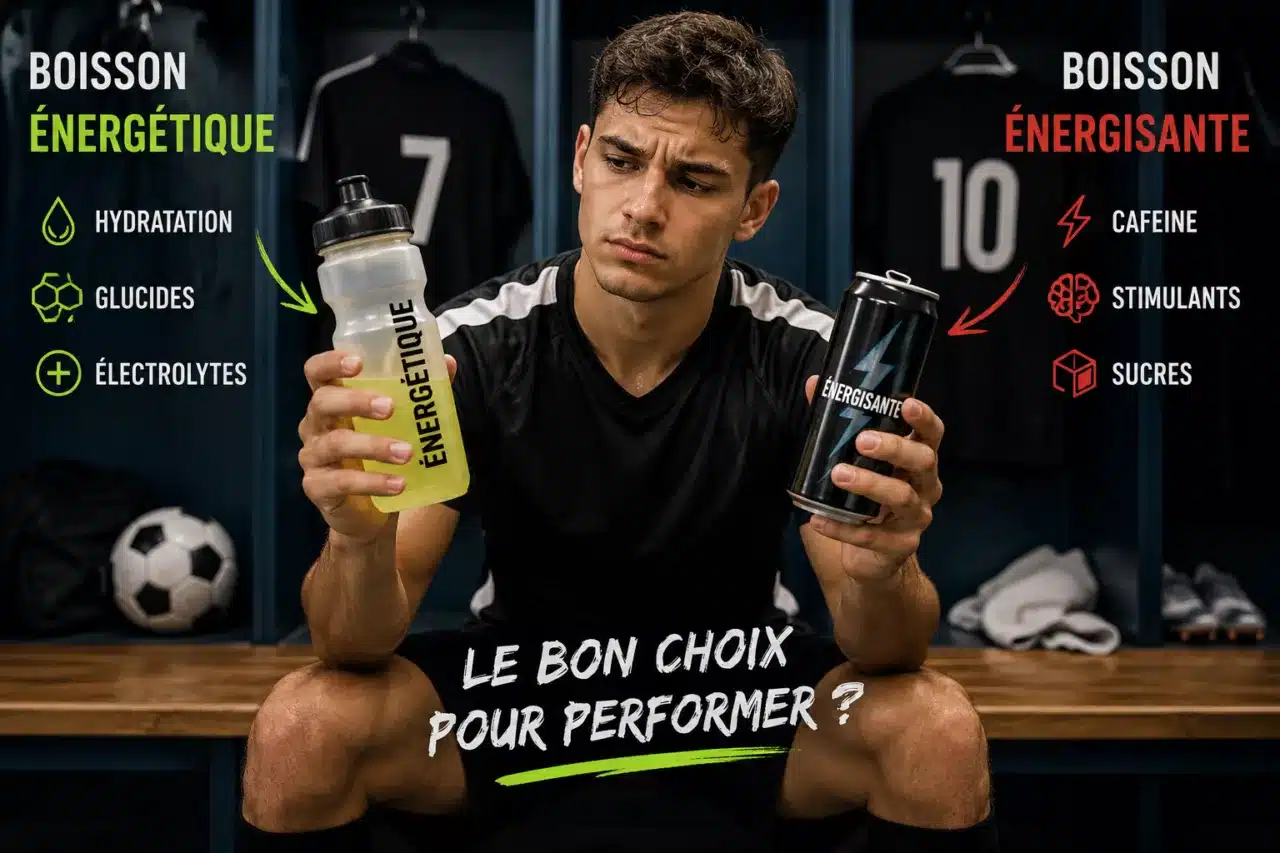 Boisson énergétique ou énergisante : quel choix pour un footballeur ?