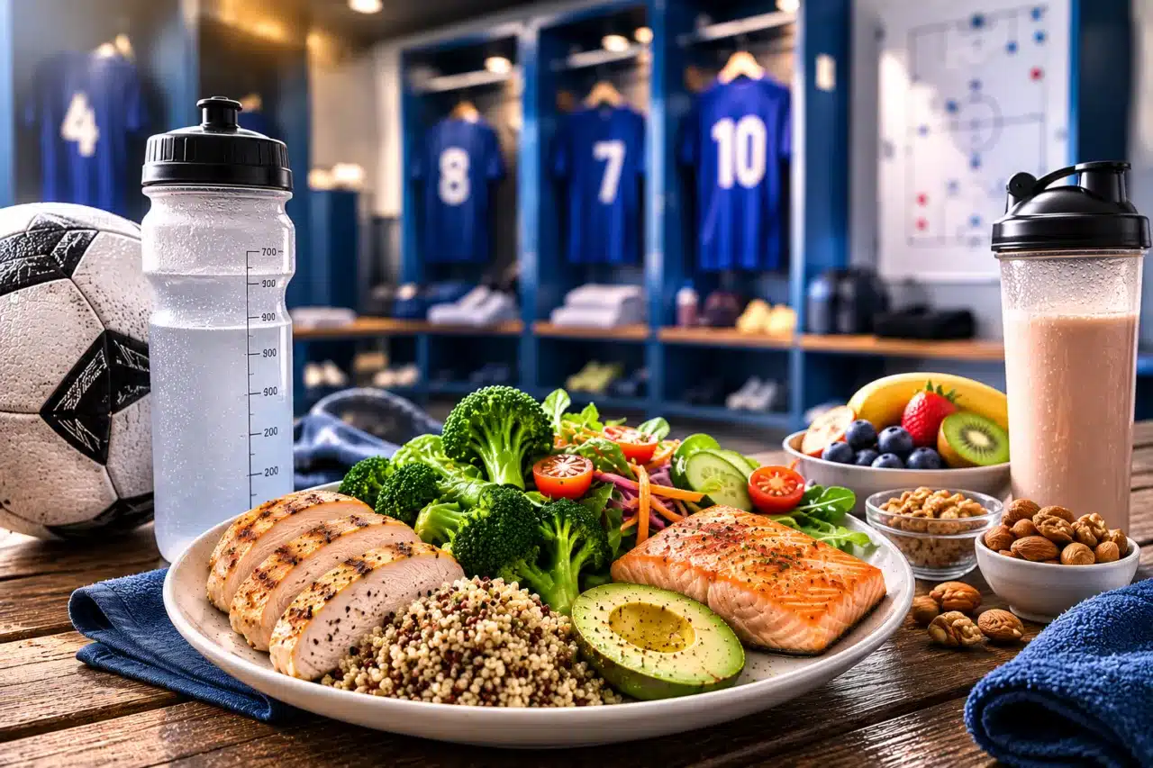 AlimentatLes phases de cicatrisation chez le footballeur blesséion riche en protéines pour récupérer après une blessure au football