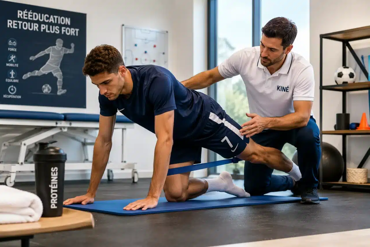 Nutrition du footballeur blessé pendant la rééducation